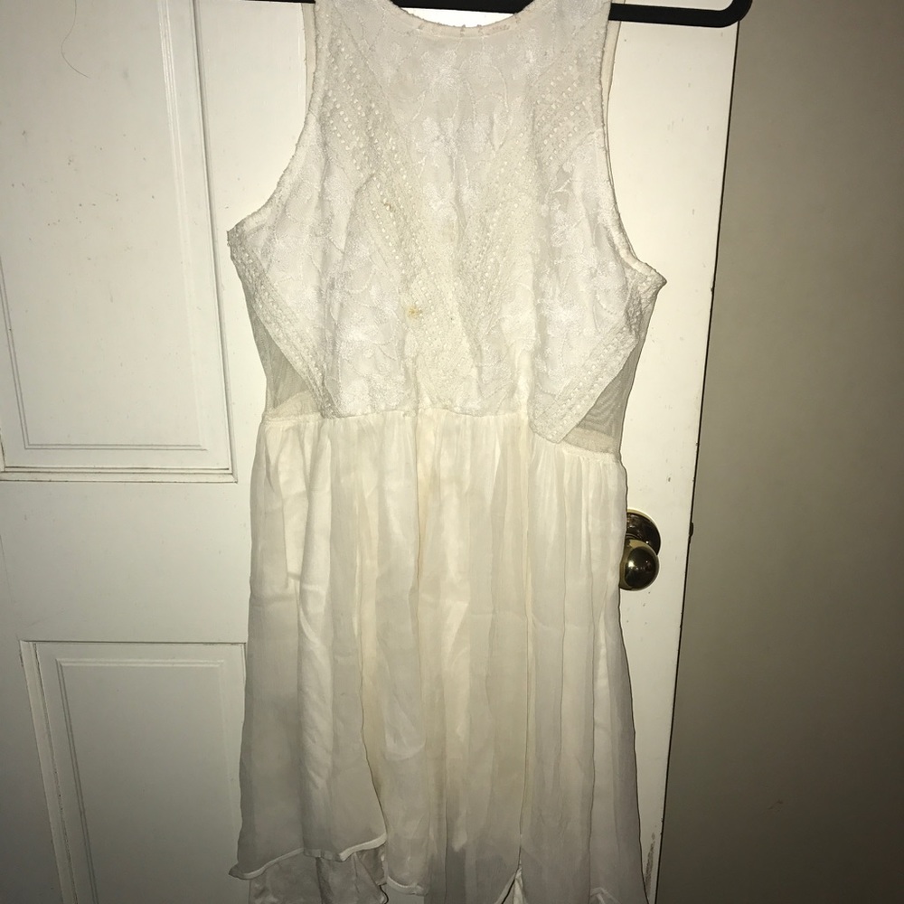 White Abercrombie & Fitch Dress medium