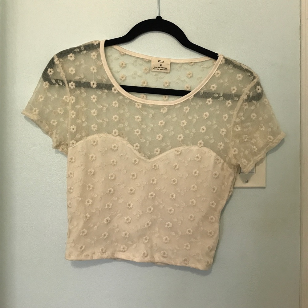 Floral crop top