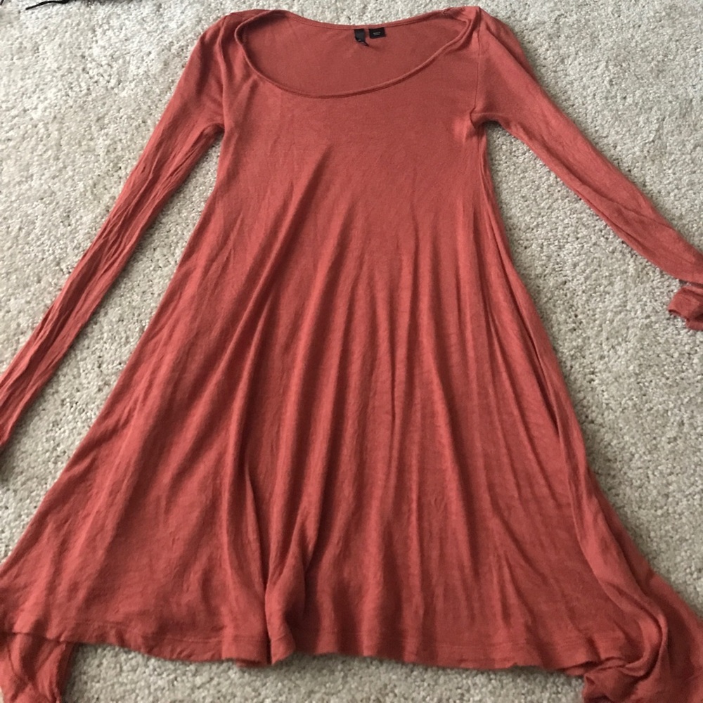 Long sleeve sweater dress