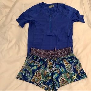 *SOLD* Athleta Swimsuit-Rash Guard and Swim Shorts