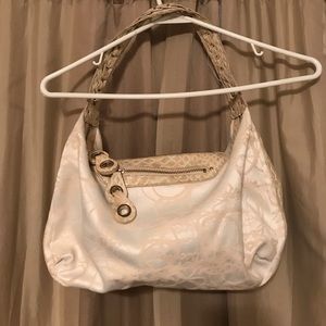 Cream & White Jessica Simpson Bag