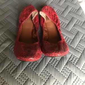 Lucky brand red flats