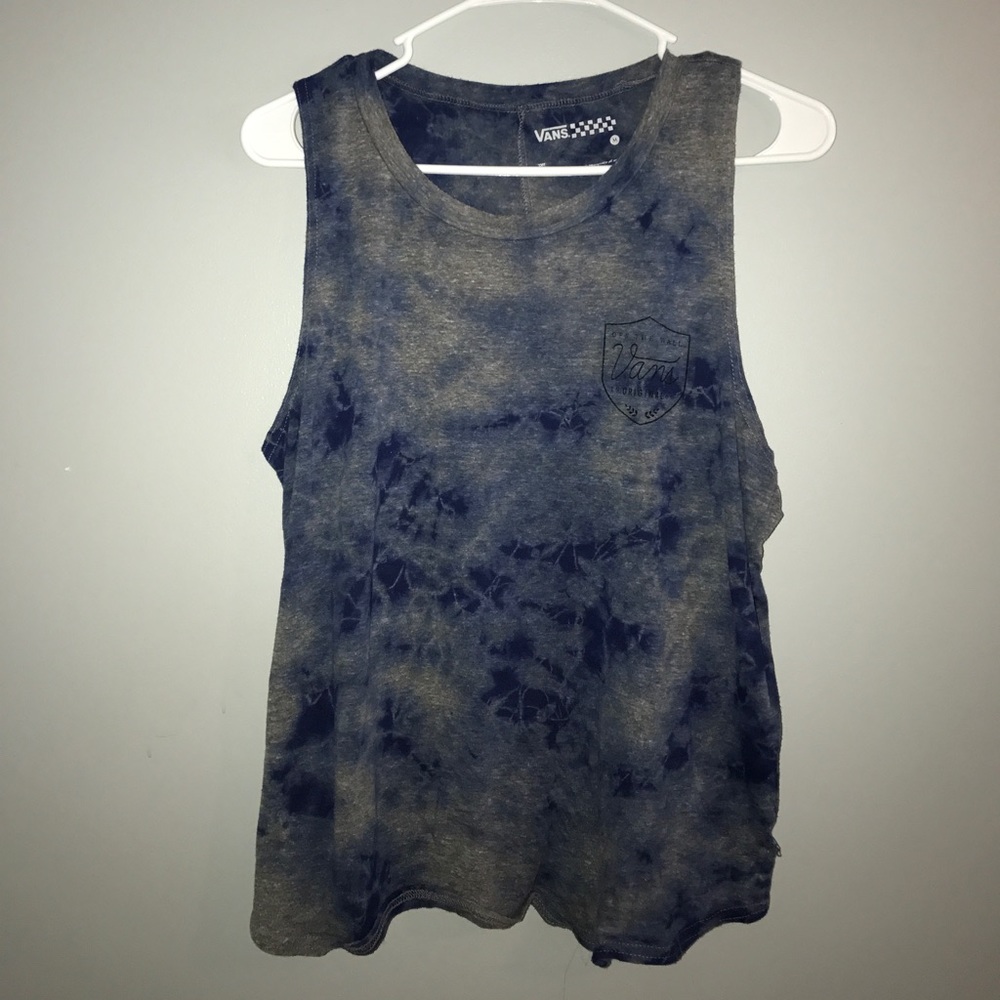 Blue vans tank top