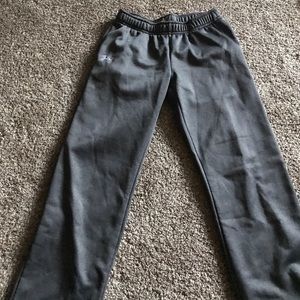 Gray under armor sweatpants