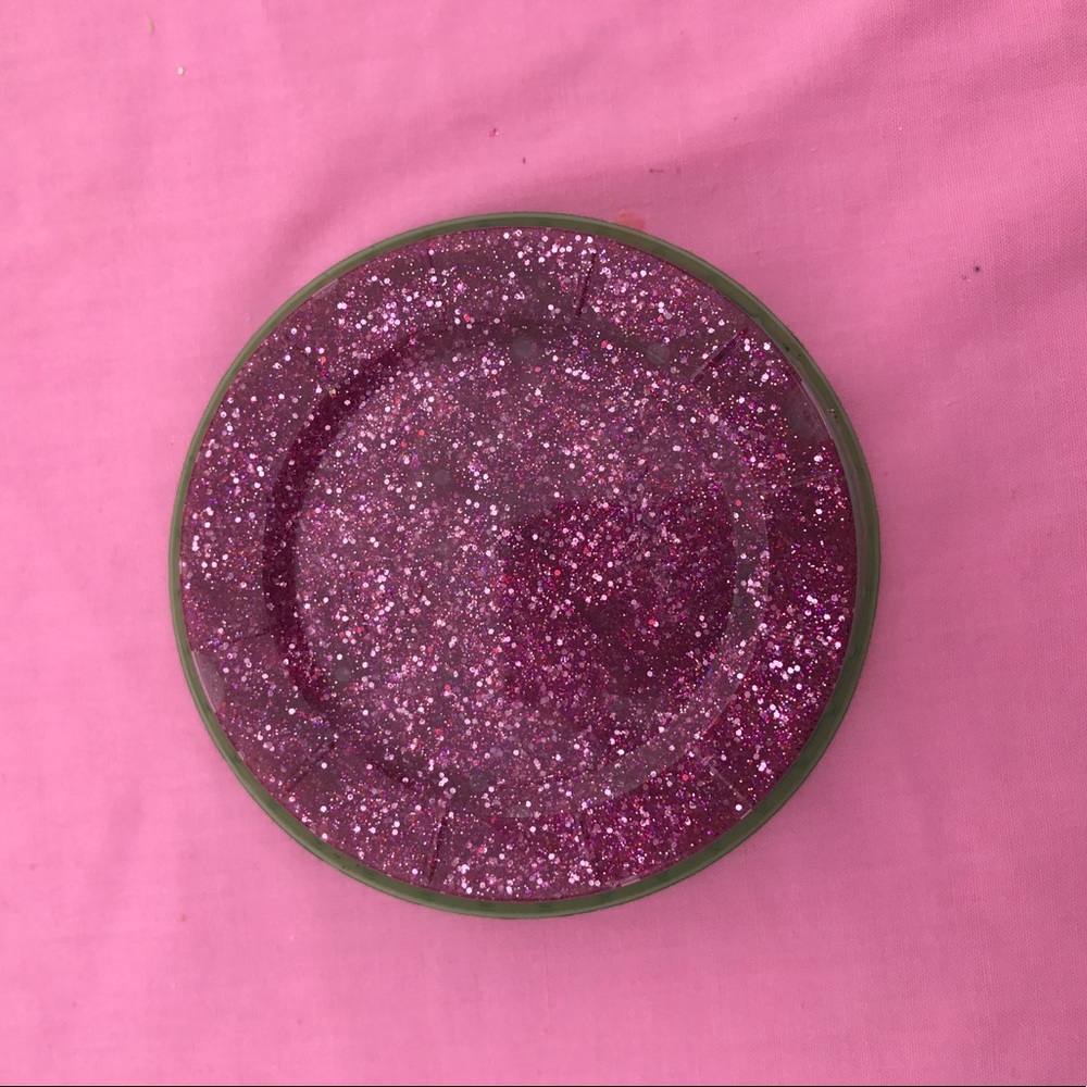 "Love potion" pink glitter slime