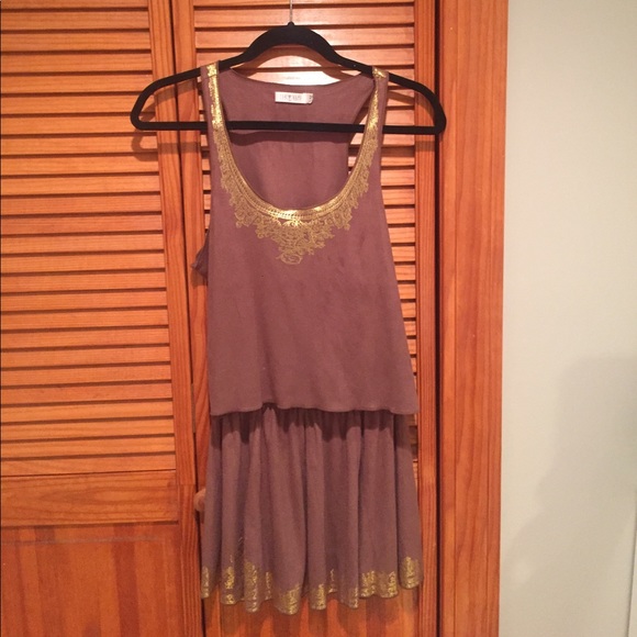 Gab and Kate Matching Suede Skirt/Shirt - Picture 1 of 4