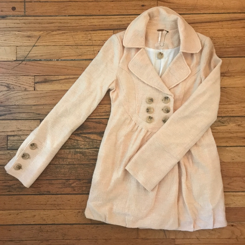 Blush peacoat