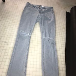 H&M skinny blue jeans