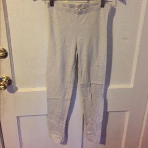 Forever 21 Basic Oatmeal Cream Leggings Medium