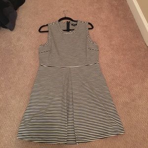 Black and White striped Madewell dress