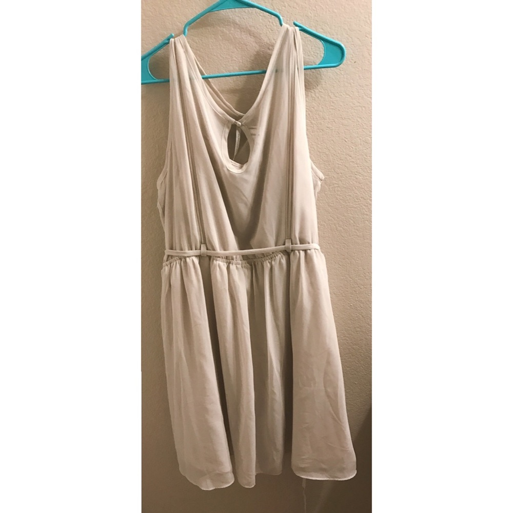  LC Lauren Conrad Cream Midi Dress