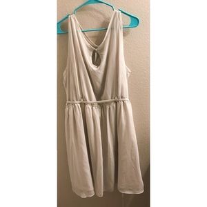  LC Lauren Conrad Cream Midi Dress