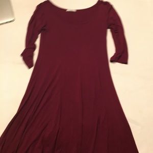 Maroon dress