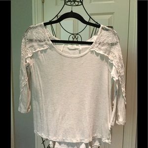 Quarter length sleeve sweater