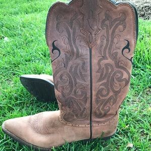 Justin like new cowboy boots