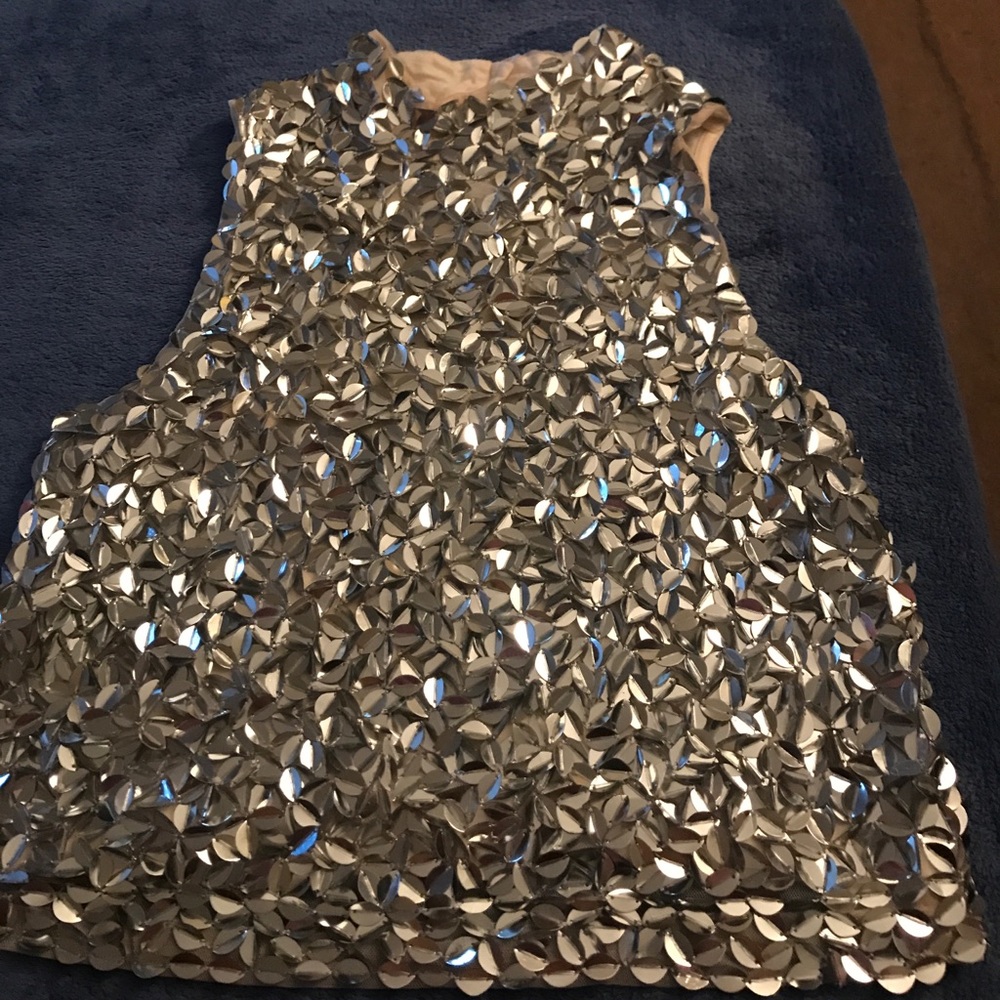Silver embellished crop top for sale ‼️