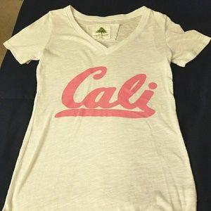 White and pink Cali T-shirt