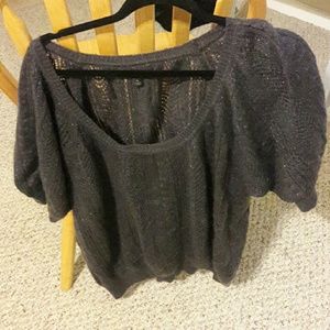 Express gray sweater.