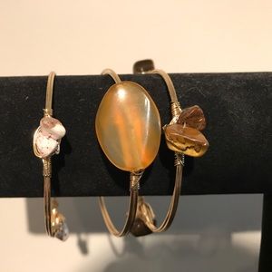 Stone bangle set
