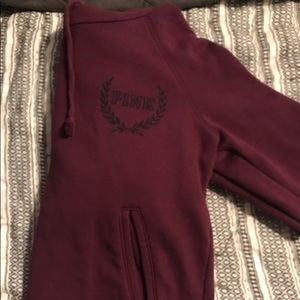 Victoria's Secret PINK Maroon Hoodie
