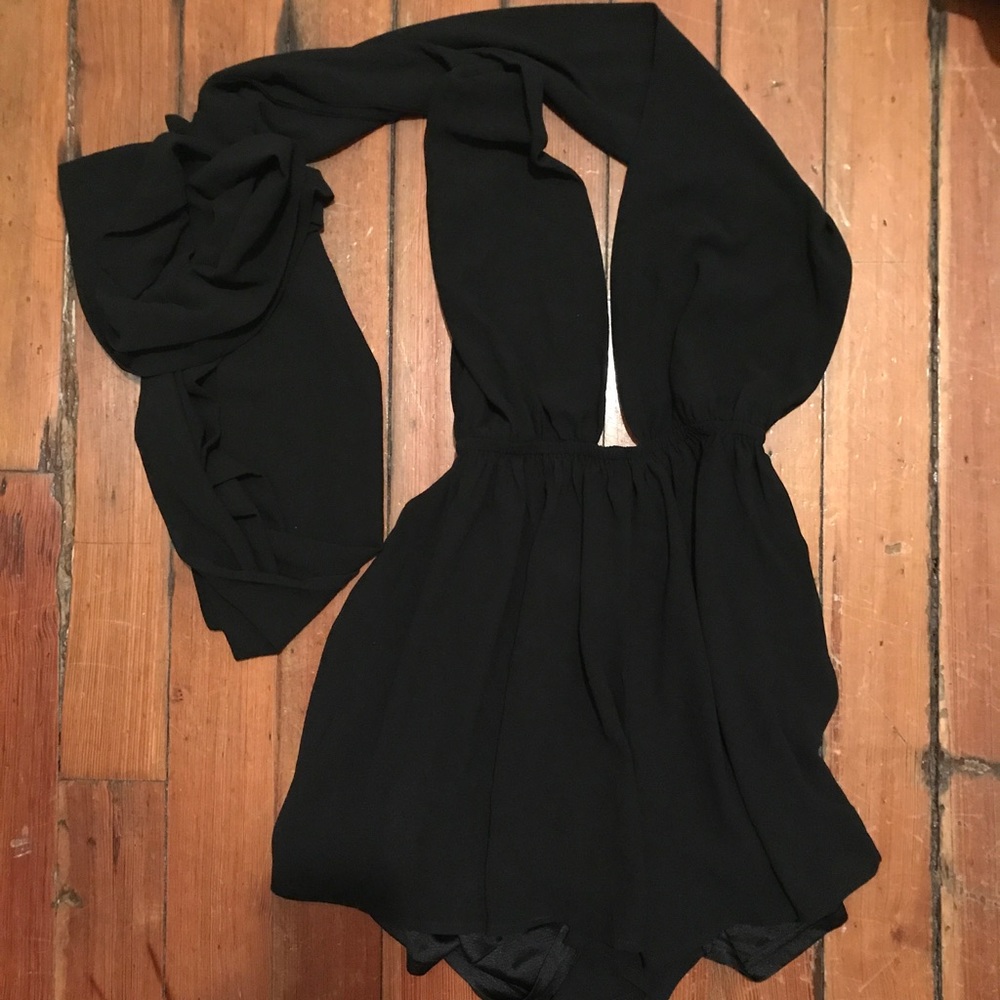Multi way black romper