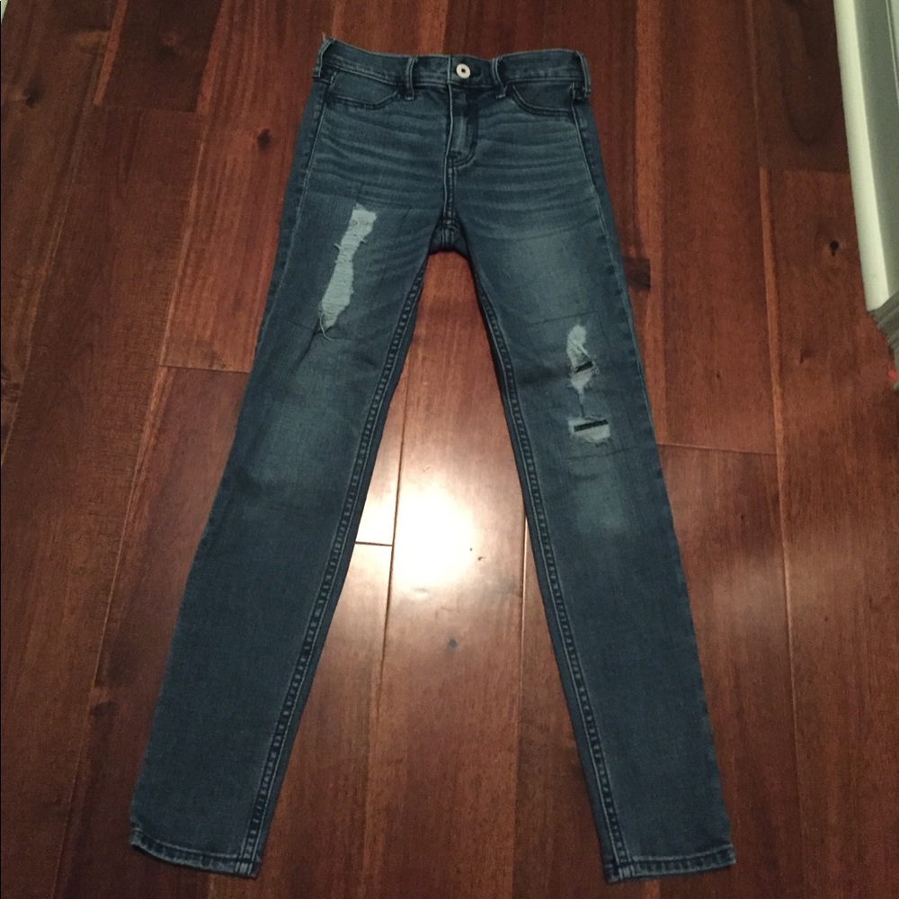 Ripped Abercrombie kids jeans