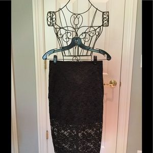 Zara lace skirt