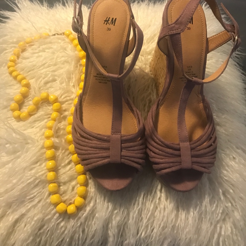 💐💐💐lilac H&M wedges💐💐💐