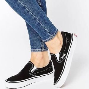 Black Slip on Vans