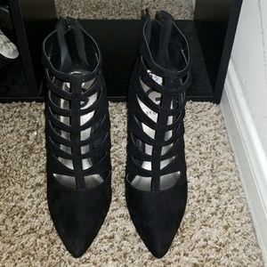 G By Guess "Darrah" Caged Pumps