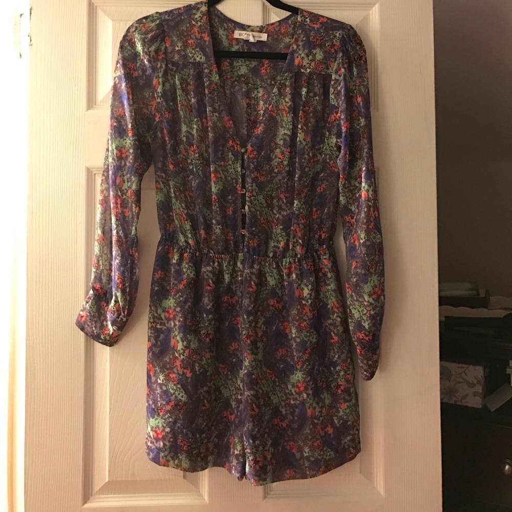 Bcbg floral romper