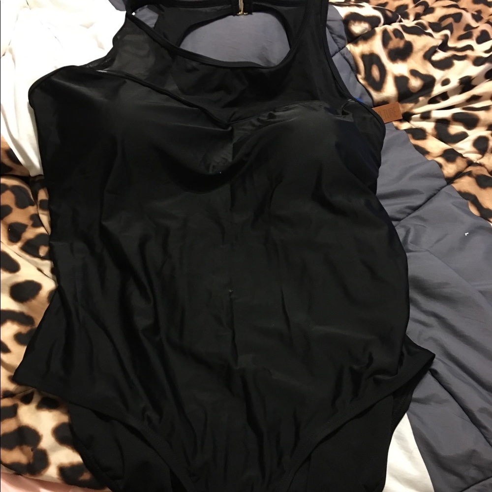 Plus size one piece bathing suit