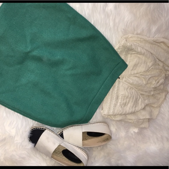 J. Crew Dresses & Skirts - J. Crew Aqua Pencil Skirt