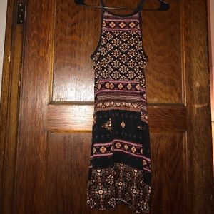 Spaghetti strap, pattern, dress.