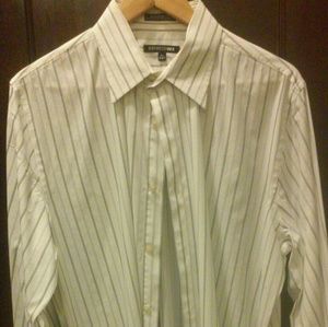 Button down striped shirt