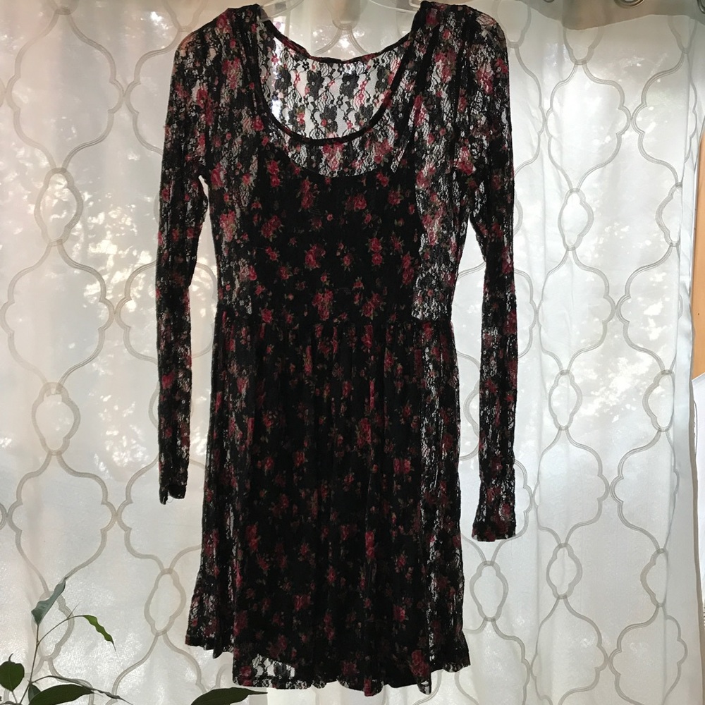 Lacey long sleeve dress