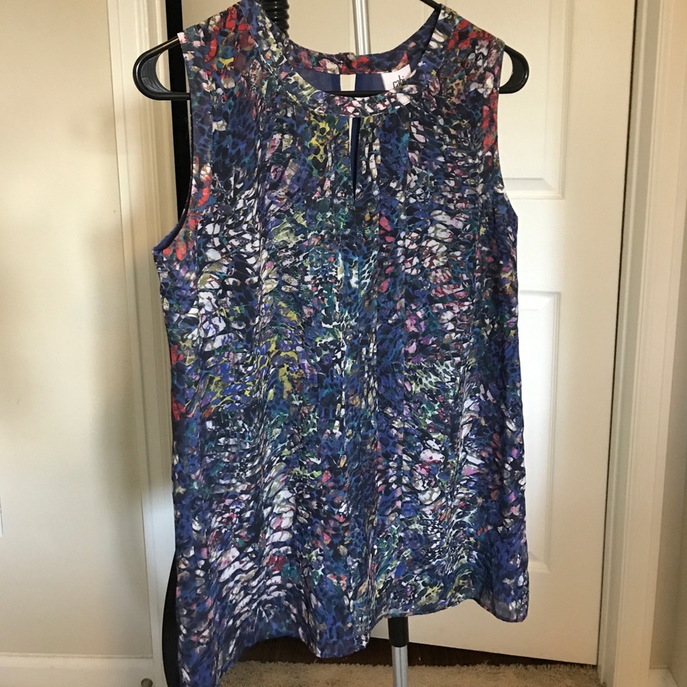 Patterned blouse from Cabi