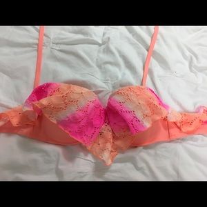 Victoria'a Secret Lace Bikini Pink Ombré Bandeau