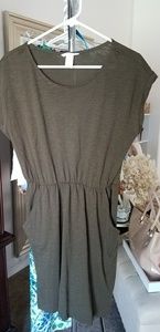 Army green Romper dress