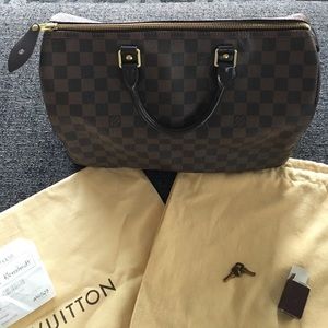 Louis Vuitton Speedy 35 Damier Ebene Canvas