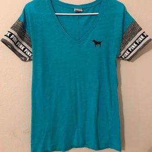 Teal PINK VNeck