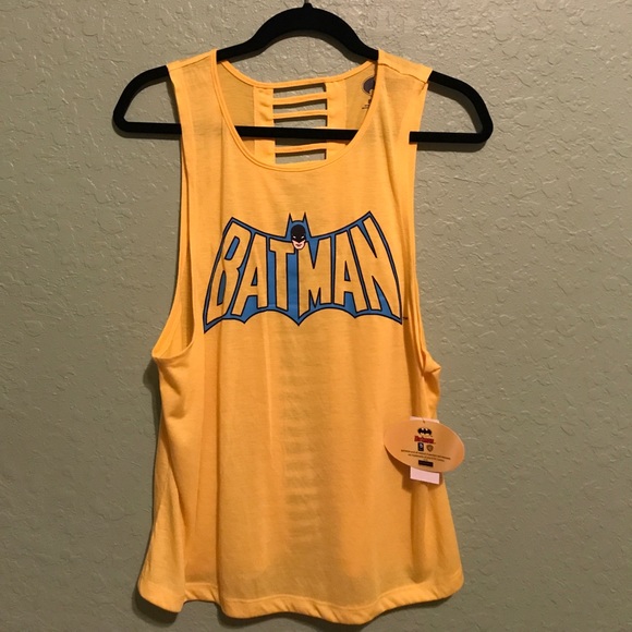 Batman Tops - New Batman Tank Top W/ Cutout Back