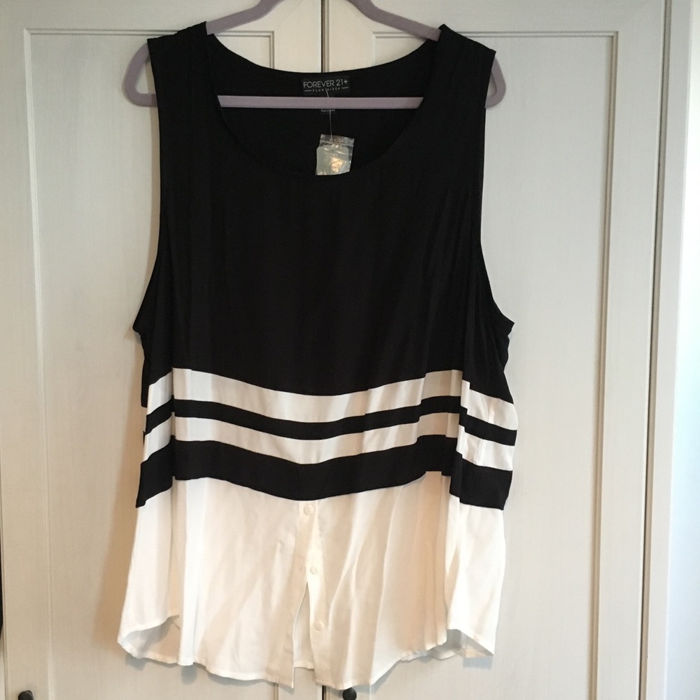 Tuxedo Tank Top