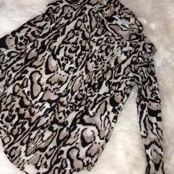 Diane Von Furstenberg Tops - Diana Von Furstenberg leopard shirt