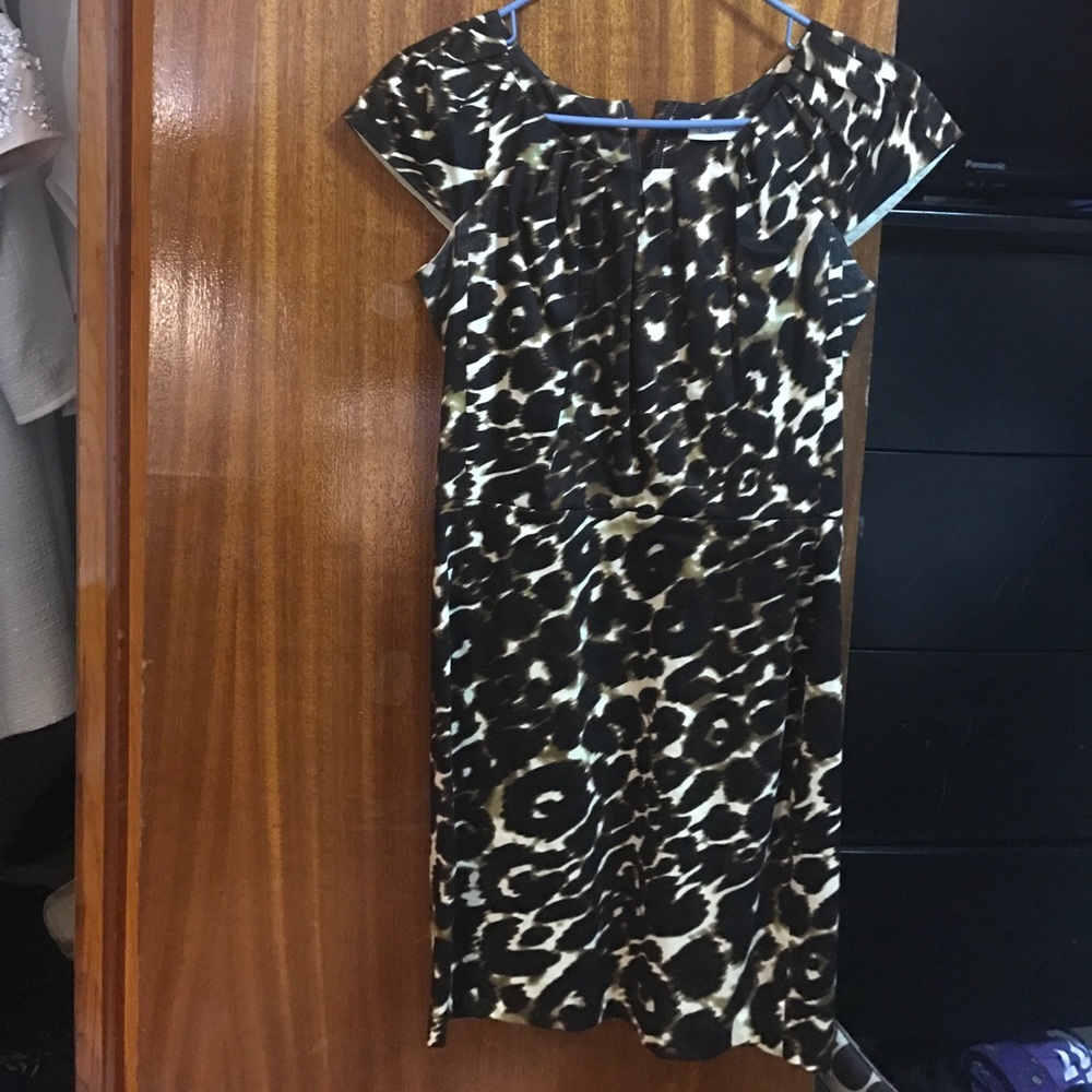 Calvin Klein leopard print dress