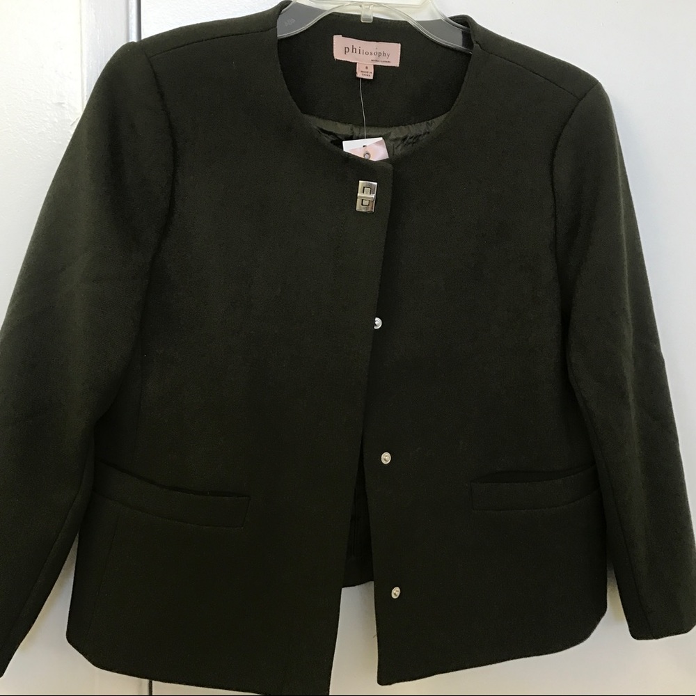 Philosophy Olive Green Jacket NWT