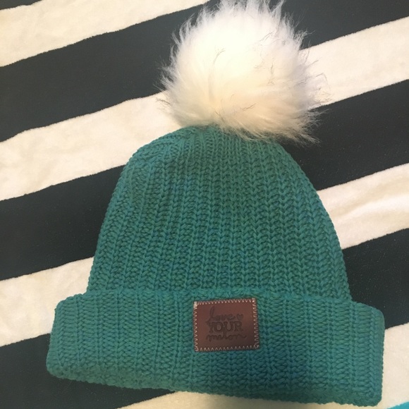 love your melon beanie too big