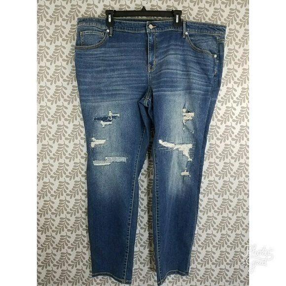Ava & Viv Denim - Ava & Viv Distressed Skinny Jeans