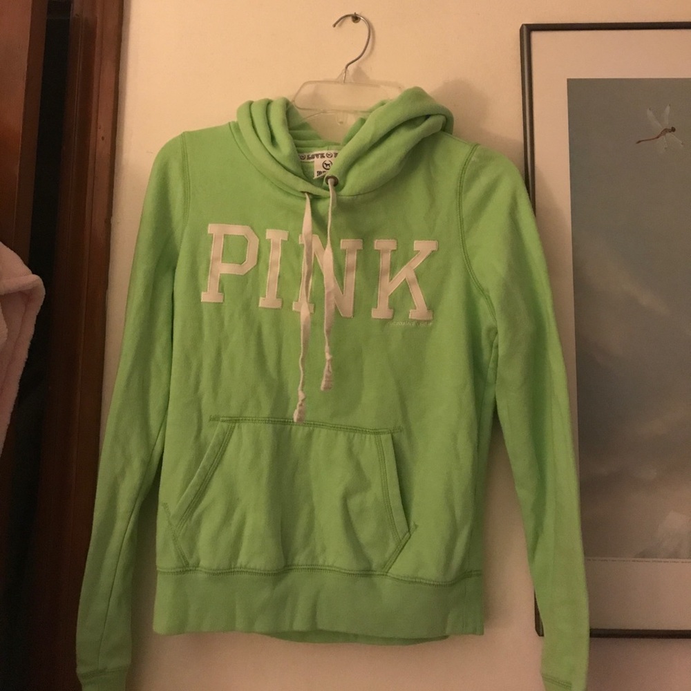 Green hoodie from Victoria’s secret