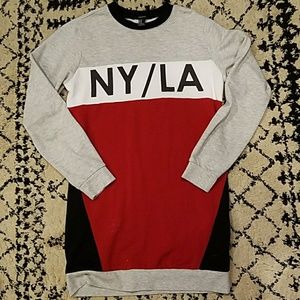 Women's tunic sweatshirt